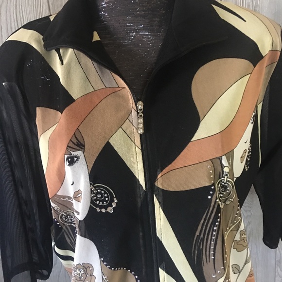 Vintage Bee Australia Casual Fashion Blouse Size M - Picture 3 of 8